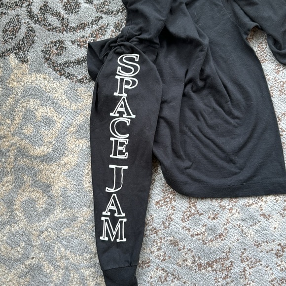 Space Jam Warner Bros. Vintage 90s Bugs Bunny Taz Long Sleeve Black Large - Picture 5 of 7